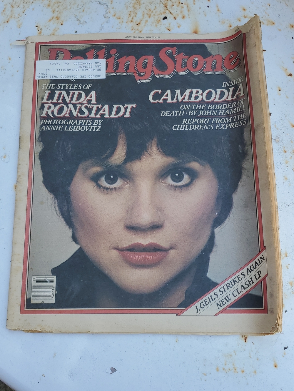 the Rolling Stones Cover Featuring Linda Ronstadt – Black and Red Accents